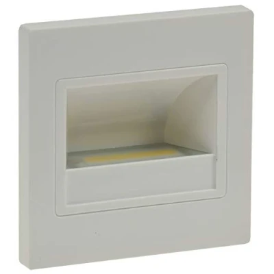 Abbildung von LED Einbauleuchte &quot;EBL COB&quot; 6000k, 94x94mm, Rahmen weiß, 110 Lumen