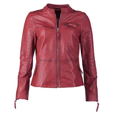 Abbildung von JCC Lederjacke, Damen, Größe: 38, Red