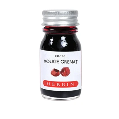 Abbildung von 6 x Herbin Füllertinte 10ml rouge grenat