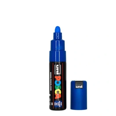 Abbildung von 6 x Uni Ball Fasermaler Posca PC 7M 4,8 5,5mm dunkelblau