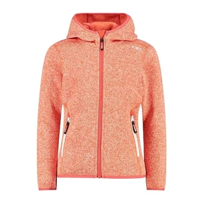 Abbildung von CMP ERROR:#N/A Kinder Knit Tech Jacke Mit Fester Kapuze, Campari Weiß, 116 EU
