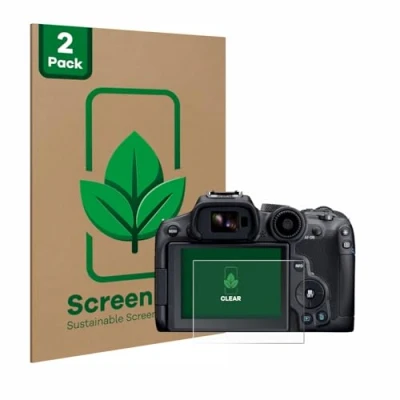Abbildung von ScreenLeaf (2 Stück Schutzfolie für Canon EOS R7 [nachhaltiger Displayschutz, Folie, transparent, kratzfest]