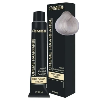Abbildung von FemMas Premium Haarfarbe Hair Color Cream 100ml Superaufheller Ultra Asch 901 S