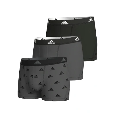 Abbildung von adidas Sportswear Trunk 3 PACK Panties, Herren, Größe: Large, Assorted black
