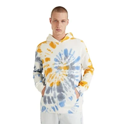 Abbildung von Desigual Men&#039;s Eye, 1001 RAW Sweat, White, S