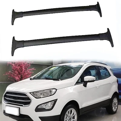 Abbildung von Auto Dachträger Dachreling für Ford Ecosport 2013 2014 2015 2016 2018 2019 2017 2020, Dach Gepäckträger aus Aluminium,Black