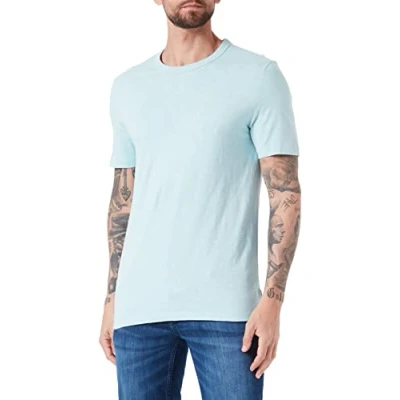 Abbildung von s.Oliver MIT Henleyausschnitt Tshirt basic, Herren, Größe: Large, Helles türkis