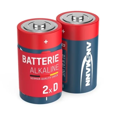 Abbildung von ANSMANN AG 2x Alkaline Batterie Mono D 1,5V LR20 MN1300 Batterien (2 Stück)