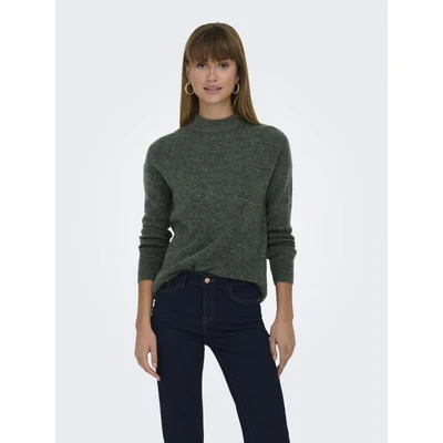 Abbildung von ONLY Camilla Oneck L/S Strickpullover, Damen, Größe: XS, Pine grove