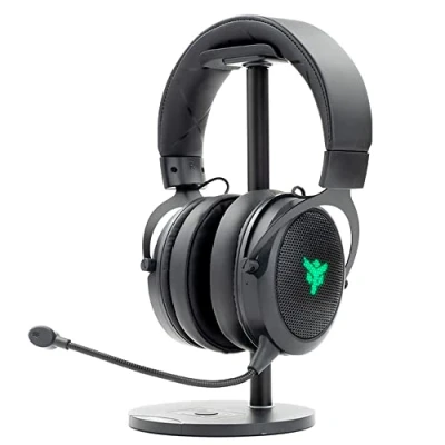 Abbildung von Itek 2022 Gaming Headset H500WB mit abnehmbarem Mikrofon Bluetooth Externe Geräuschunterdrückung LED Beleuchtung Geeignet für PC und Konsole Schwarz