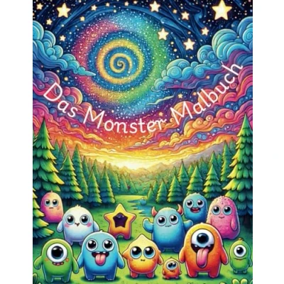 Abbildung von das Monster Malbuch: lustige Malbuch für Kinder ab 4 Jahren