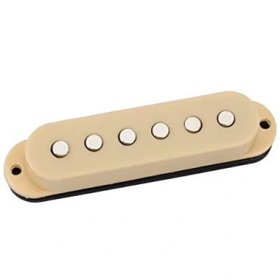 Abbildung von Musiclily Basic 50mm Single Coil Tonabnehmer Neck Pickup für Strat Style E Gitarre, Creme