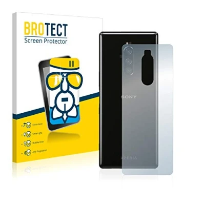 Abbildung von BROTECT Schutzglas für Sony Xperia 1 (Rückseite) Schutzfolie Panzer Folie Glas [Extrem Kratzfest 9H, Anti Fingerprint, Ultra Transparent]
