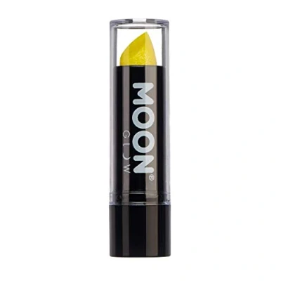 Abbildung von Moon Glow Neon UV Glitzer Lippenstift, leuchtender neonfarbener leuchtet unter Strahlung (Gelb)