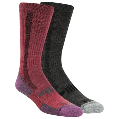 Abbildung von Jeep Damen Wollmischung Trail Crew Socken 2 Paar Pack himbeere Schuhgröße 38 45,