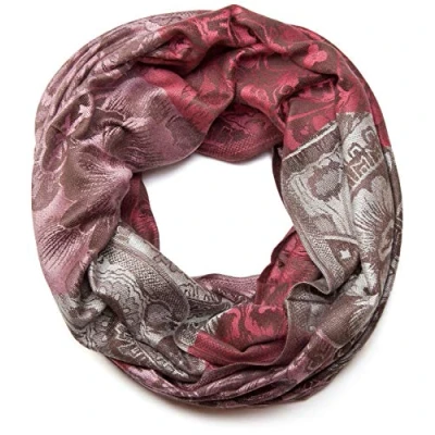 Abbildung von styleBREAKER Loop, (1 St), Loop mit Hibiskus Blüten und Paisley Muster