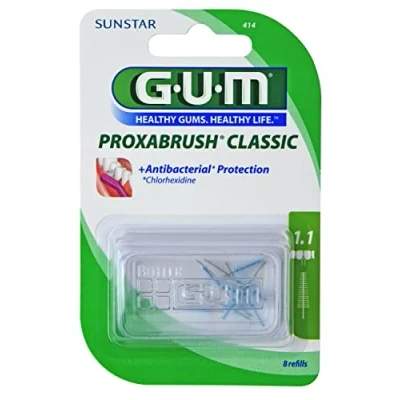 Abbildung von GUM PROXABRUSH CLASSIC Ersatzbürsten Gr. 3 Tanne , grün 8 Stück