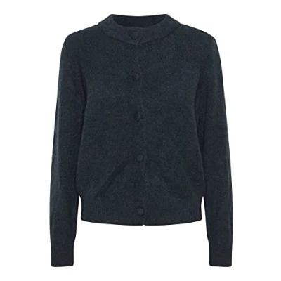 Abbildung von ICHI Damen IHKAMARA CA4 Strickjacke, 194010/Total Eclipse, S