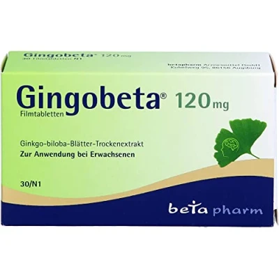 Abbildung von Gingobeta 120 mg Filmtabletten 30 St