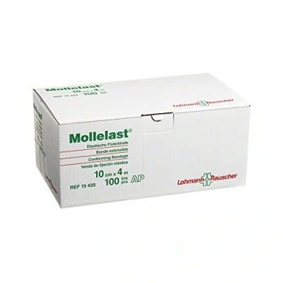 Abbildung von Mollelast 10cmx4m lose weiss