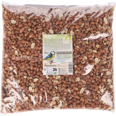 Abbildung von Flamingo Erdnüsse, geschält, Premium Futter für Wildvögel, 3 kg