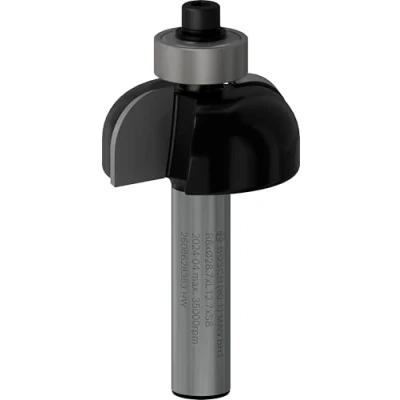 Abbildung von Bosch Professional Zubehör 2608628363 Hohlkehlfräser 8 mm, R1 D 28,7 L 13 G 54 mm