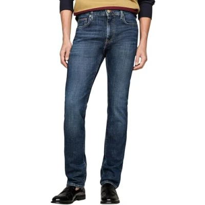 Abbildung von Tommy Hilfiger Bleecker Jeans Slim Fit, Herren, Größe: 33x32, Tino indigo