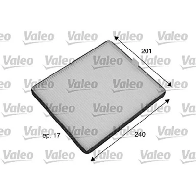 Abbildung von VALEO CLIMFILTER COMFORT 698773 Innenraumfilter Partikelfilter 244mm 204mm 17mm SUZUKI: Ignis 2, Wagon R+ II Schrägheck, I, OPEL: Agila A