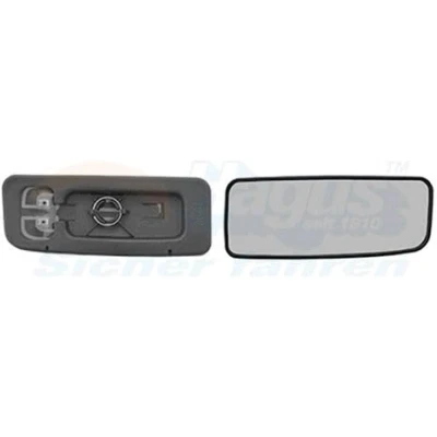 Abbildung von VAN WEZEL 3083834 Außenspiegelglas rechts unterer Teil MERCEDES BENZ: Sprinter 3.5 T Kastenwagen, Pritsche/Fahrgestell