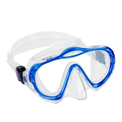 Abbildung von Mares Erwachsene Mask Sharky Taucherbrille, Blau, One Size