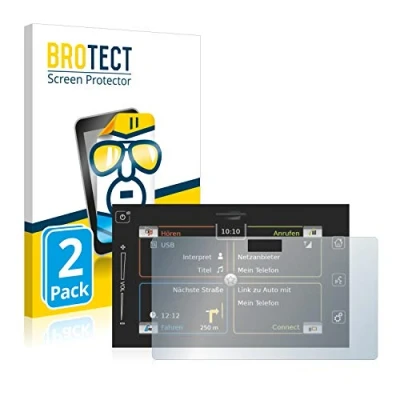 Abbildung von BROTECT (2 Stück Schutzfolie für Bosch Suzuki Vitara 1.4 BoosterJet 2019 SLDA Infotainment System Displayschutz Folie Ultra Klar