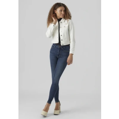 Abbildung von VERO MODA Damen Jeansjacke VMLuna 10279492 Cloud Dancer XL