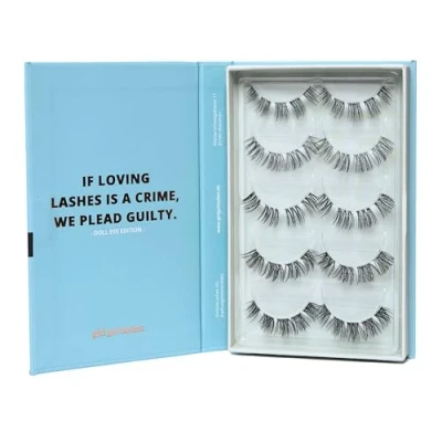 Abbildung von GirlGotLashes Große Boxen Doll Eye Edition Handgemachte Wimpernextensions Wimpernverlängerung für Zuhause 5 Wimpern Paare Halt von 7 Tagen Vegan