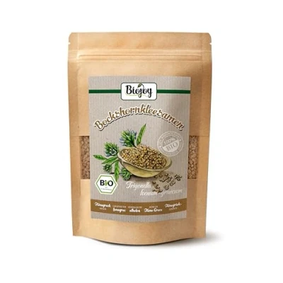 Abbildung von Biojoy BIO Bockshornkleesamen (500 g), getrocknet und ganz, ideal für Bockshornklee Tee