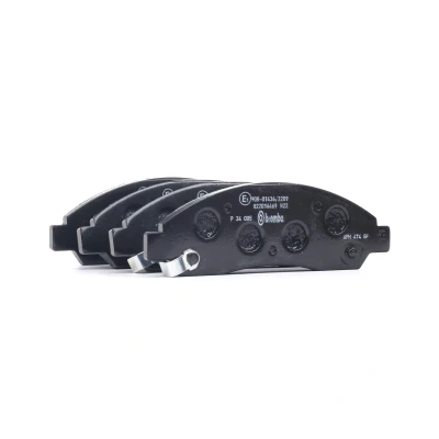 Abbildung von BREMBO P 34 005 Bremsbelagsatz mit akustischer Verschleißwarnung ohne Zubehör ISUZU: D Max 1 Pickup, Pritsche / Fahrgestell