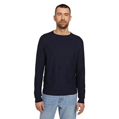 Abbildung von TOM Tailor Strickpullover, Herren, Größe: Medium, Sky captain blue