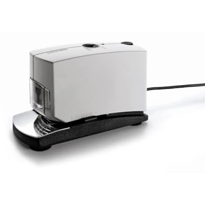 Abbildung von Novus B100EL Elektroheftgerät (elektronische Heftmaschine mit variabler Einlegetiefe von 5 50 mm) grau