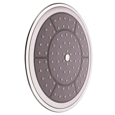 Abbildung von Schütte Kopfbrause &quot;Auxerre&quot;, mit Antikalk Noppen, Regendusche Ø 22cm, Duschkopf Chrom