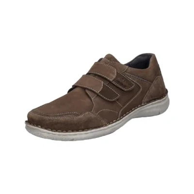 Abbildung von Josef Seibel Herren Kletthalbschuhe Anvers 85,Weite K (Extra weit),Wechselfußbett,Strassenschuhe,Sneaker,braun Kombi,42 EU