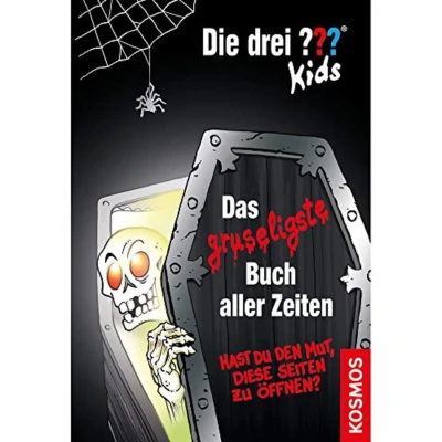 Abbildung von Die drei ??? Kids, Das gruseligste Buch aller Zeiten: Hast du den Mut, diese Seiten zu öffnen?