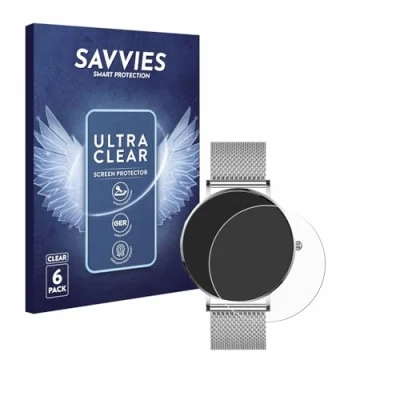 Abbildung von Savvies 6 Stück Schutzfolie für Watcho Ultra Pro Displayschutz Folie Transparent