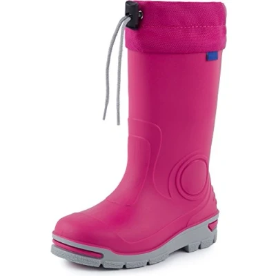 Abbildung von Ladeheid lange Regenschuhe LARB014 Gummistiefel Kinder mit Stulpe zum Festziehen