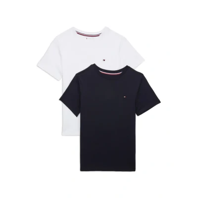 Abbildung von Tommy Hilfiger TEE 2 PACK Tshirt basic für Kinder, Größe: 152 164, Blue