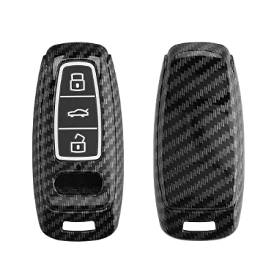 Abbildung von kwmobile Schlüsseltasche Autoschlüssel Hülle für Audi A6 A7 A8 Q7 Q8 (1 tlg), Hardcover Schutzhülle Schlüsselhülle Cover Case