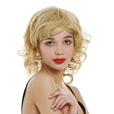 Abbildung von WIG ME UP ETW 7155AHT 86 Perücke Damenperücke Frau Locken schulterlang Scheitel Blond Goldblond