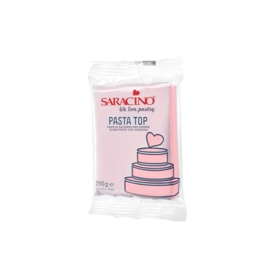 Abbildung von Saracino Top Baby Pink Fondant zum Bedecken, 250 g, hergestellt in Italien