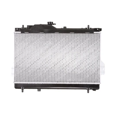 Abbildung von NRF 53364 Kühler, Motorkühlung Aluminium 618 360 16 Kühlrippen gelötet HYUNDAI: Matrix