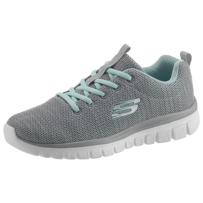 Abbildung von Skechers Graceful Sneaker low, Damen, Größe: 35, Gray/mint Schuhe