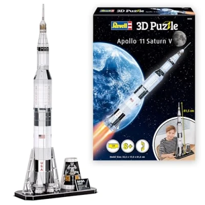 Abbildung von Revell® 3D Puzzle Apollo 11 Saturn V, 136 Puzzleteile