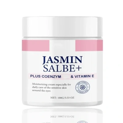 Abbildung von Jasminsalbe Plus,100ml Jasmin Salbe Augen,Augencreme gegen Augenringe,Jasminsalbe Augenringe Schlupflider,Augencreme mit Collagen,Jasminsalbe Schlupflider, Entfernen (1)